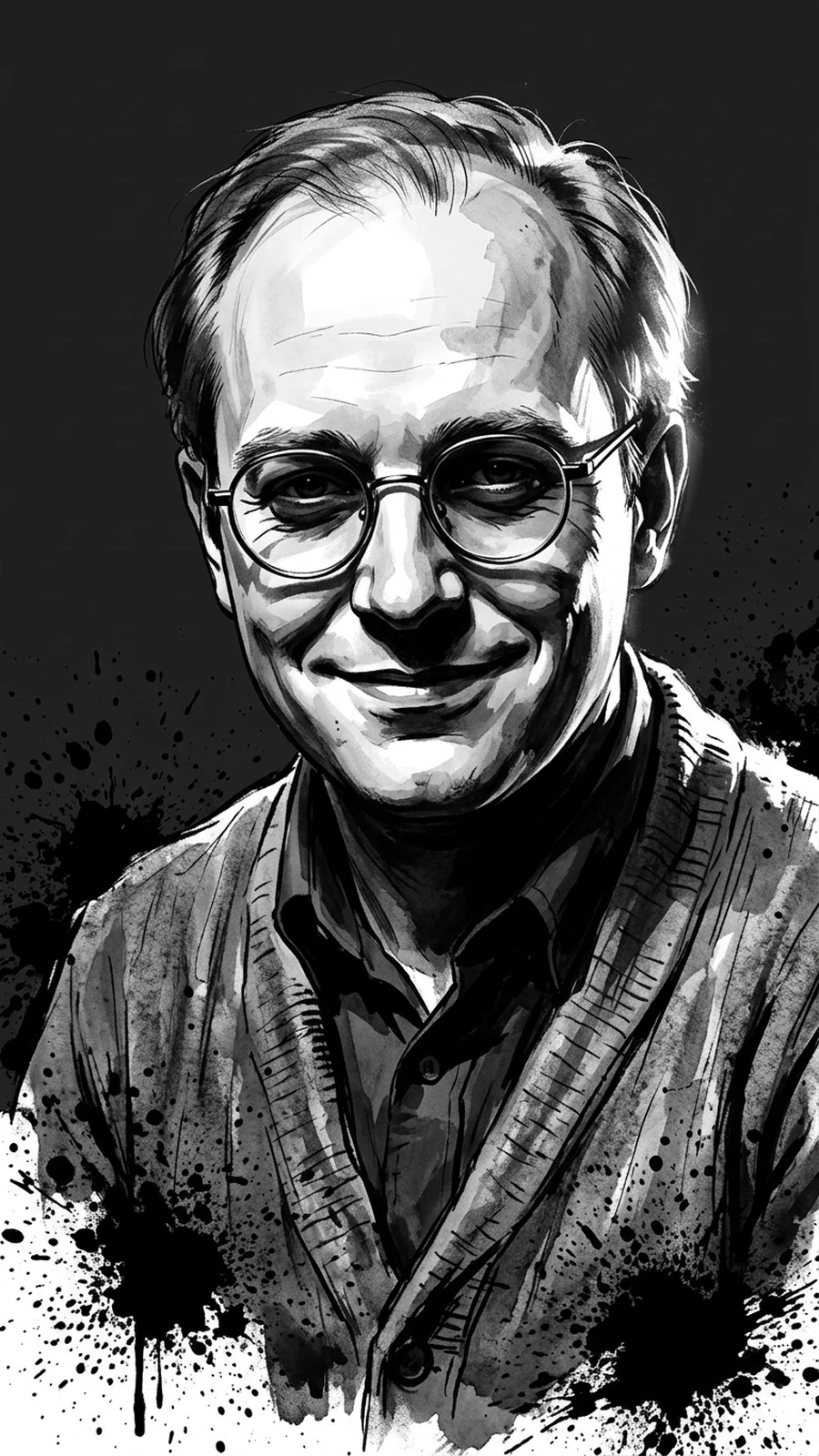 David Chen-Ramirez, a pale, unremarkable man with round glasses and a warm, hollow smile